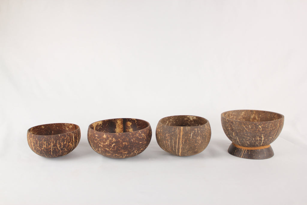 Coconut Cups, Set of 2 Coconut Shell Cups