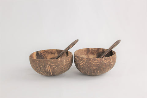 Set of 2 Coconut bowl 5.5"